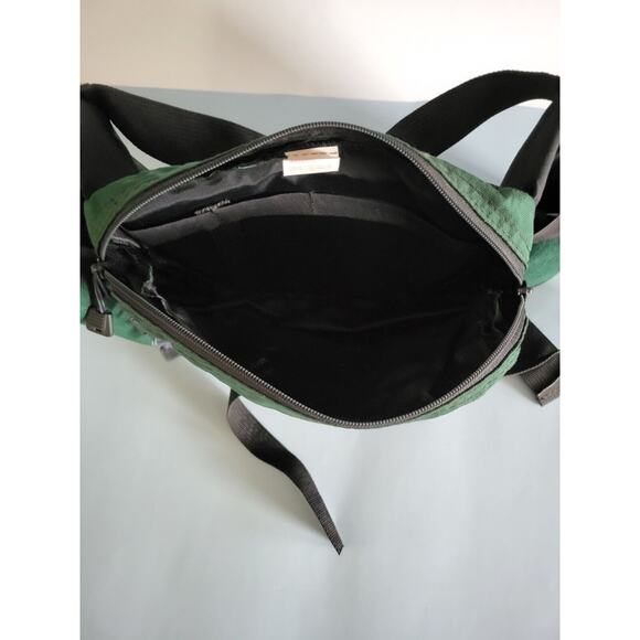 Jansport Fanny Pack Green Waist Hiking Bag With 2 Bottle Holders 2 Compartments - Picture 6 of 7